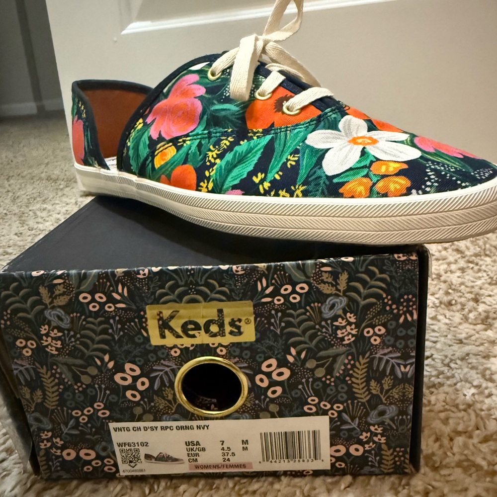 Keds X Rifle Paper Co D’Orsay Floral Sneakers